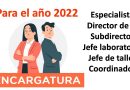 ENCARGATURA EN CARGOS DE MAYOR RESPONSABILIDAD PARA EL AÑO ESCOLAR – 2022 – ETAPA II: SELECCIÓN ESPECIAL- SEGUNDA FASE