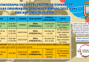 CRONOGRAMA DE LA EVALUACION DE DOMINIO DE LENGUAS ORIGINARIAS: QUECHUA Y AIMARA 2022