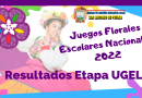 JUEGOS FLORALES 2022 – RESULTADOS ETAPA UGEL