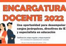 CONVOCATORIA PROCESO DE ENCARGATURA 2022 – UGEL SAN ANTONIO DE PUTINA