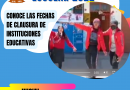 COMUNICADO: CLAUSURAS DEL AÑO ESCOLAR 2022