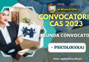 SEGUNDA CONVOCATORIA CAS 2023 – PSICOLOGO(A): RESULTADO FINAL DEL PROCESO