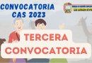 TERCERA CONVOCATORIA CAS 2023: RESULTADO FINAL DE EVALUACIÓN DE HOJA DE VIDA – INTERVENCIONES PEDAGÓGICAS PSICOLOGO(A) – JEC