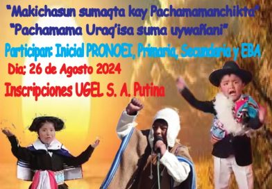 V CONCURSO DE DECLAMACION POETICA EN LEGUA ORIGINARIA- QUECHUA Y AIMARA 2024