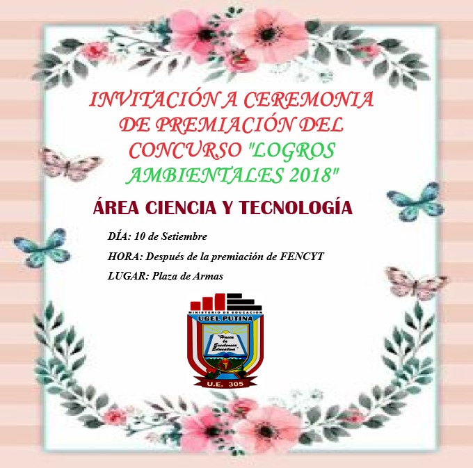 INVITACIÓN LOGROS