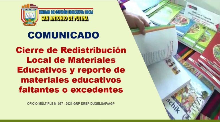 CIERRE MATERIALES EDUCATIVOS