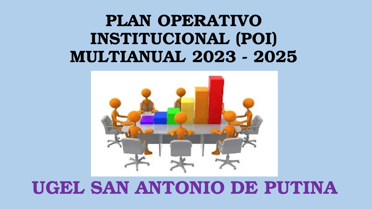 PLAN OPERATIVO INSTITUCIONAL (POI) MULTIANUAL 2023