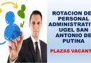 COMUNICADO – PROCESO DE ROTACIÓN PERSONAL ADMINISTRATIVO D.L. 276-2024