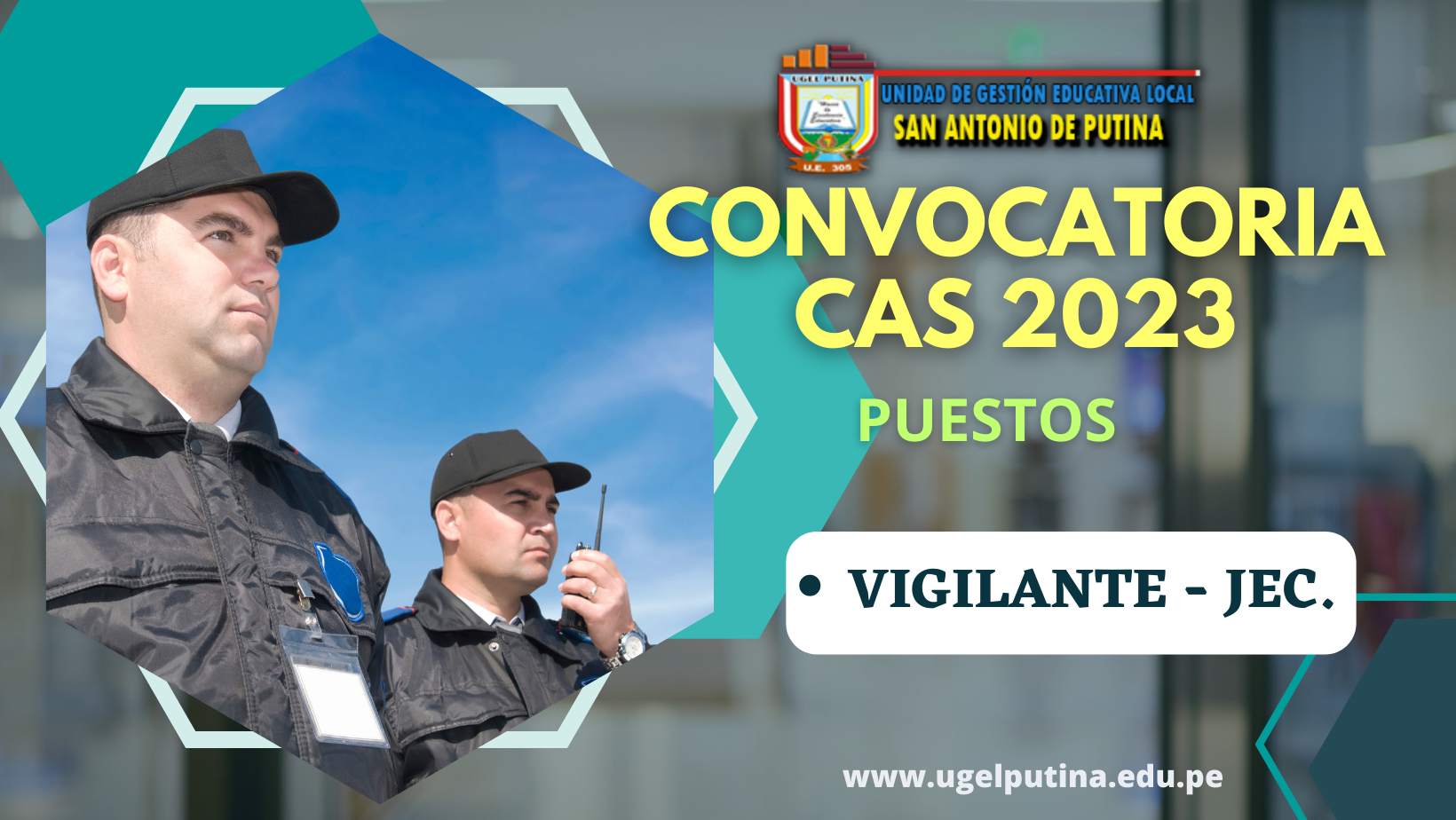 CONVOCATORIA CAS 2023