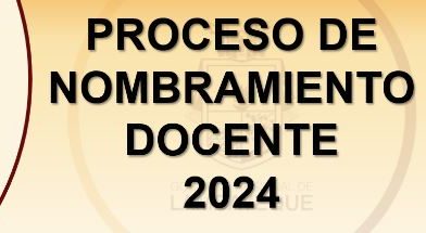 CONVOCA A REUNIÓN INFORMATIVA SOBRE ETAPA DESCENTRALIZADA DEL PROCESO DE NOMBRAMIENTO DOCENTE