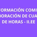 CONFORMACIÓN COMITE DE ELABORACIÓN DE CUADRO DE HORAS - II.EE