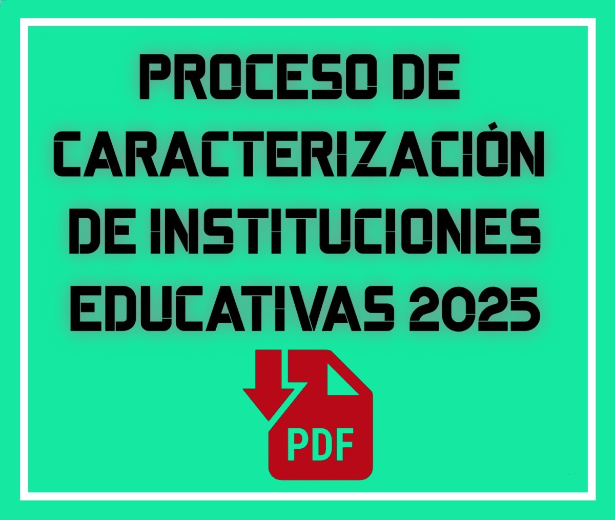 proceso de caracterizacion