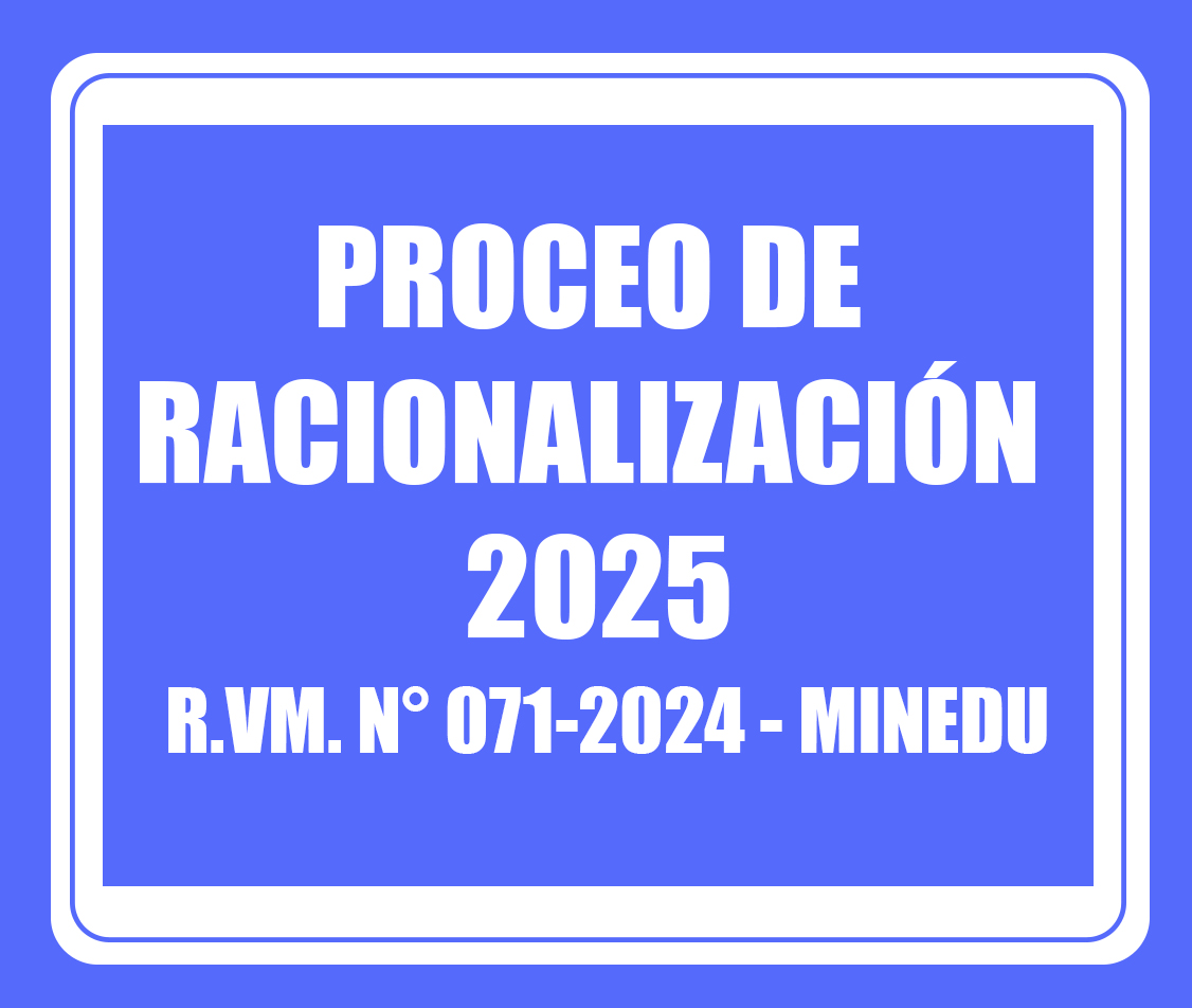 PROCESO DE RACIONALIZACIÓN