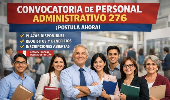 PERSONAL ADMINISTRATIVO 276 CONVOCATORIA