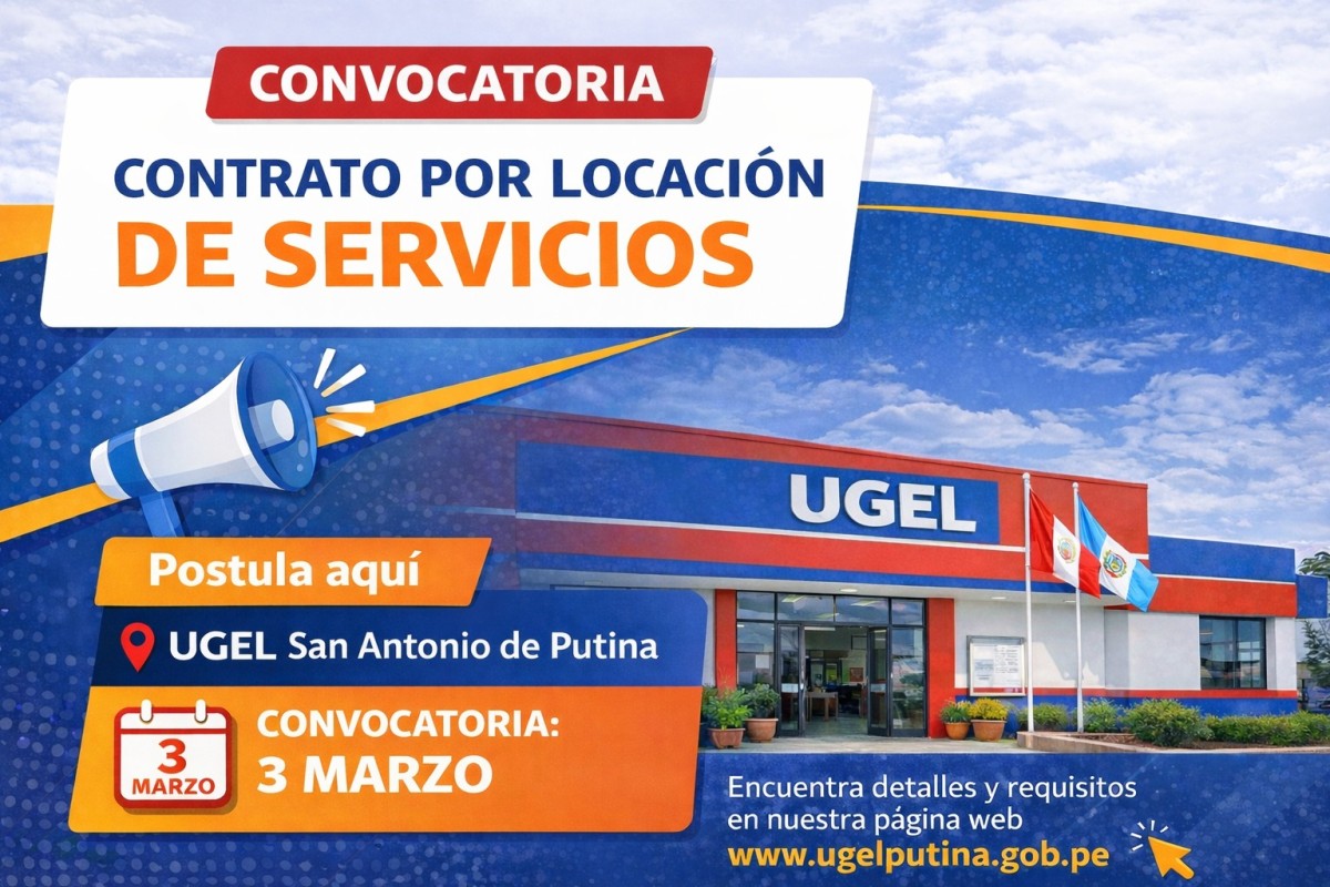 LOGO PARA CONVOCATORIA UGEL PUTINA