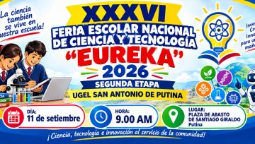 FERIA ESCOLAR NACIONAL DE CIENCIA Y TECNOLOGÍA EUREKA 2026